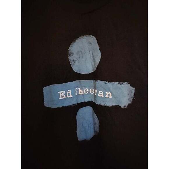 ei-lo Other - Ed Sheeran DIVIDE World Tour 2018 Concert Pop T-Shirt Adult Large Black A106